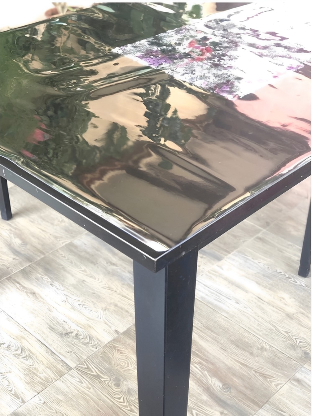 Fata de masa transparenta din silicon, 100x100 cm, grosime 1.2 mm, aspect ca de sticla - imagine 10