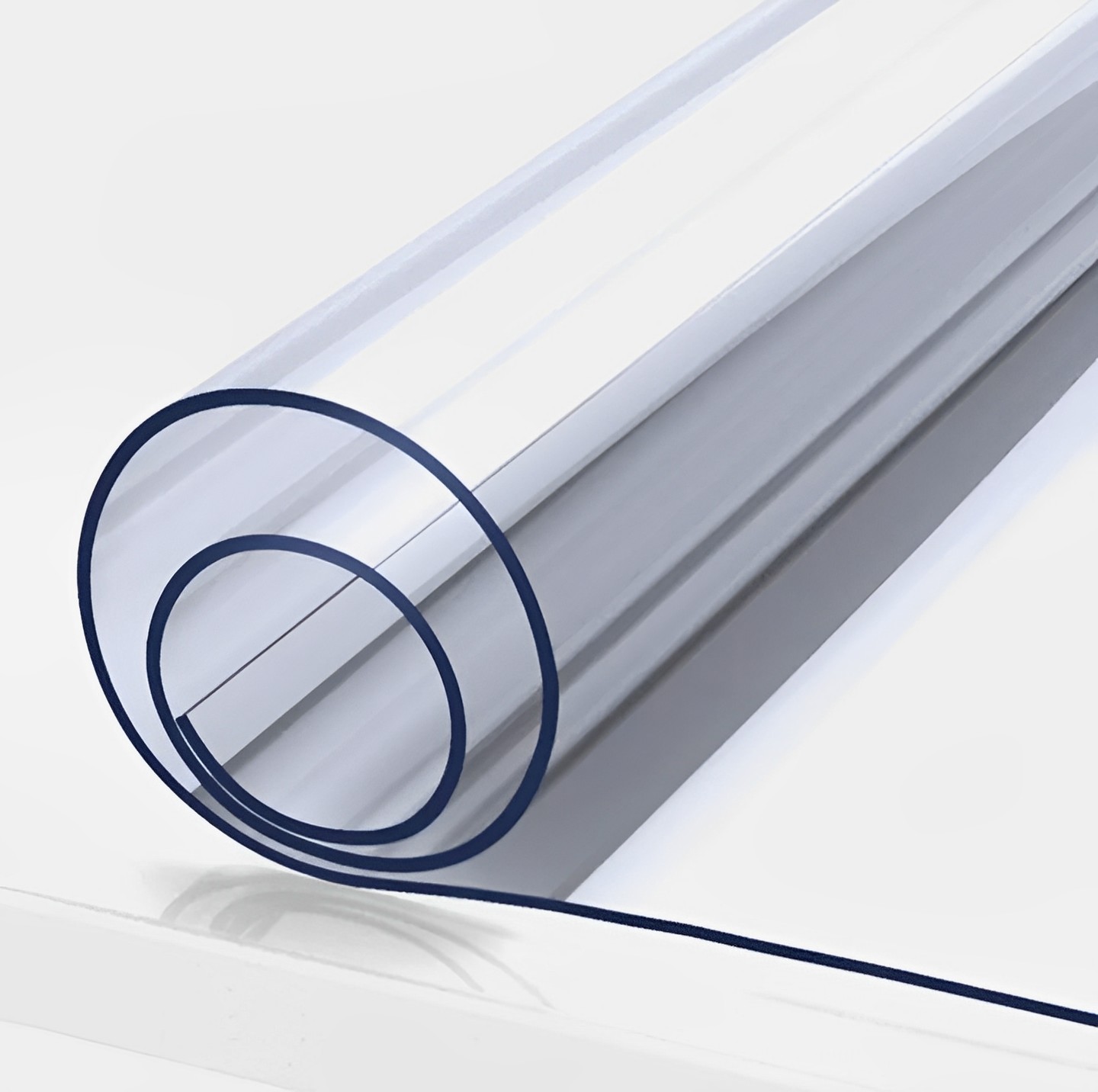 Fata de masa transparenta din silicon, 100x100 cm, grosime 1.2 mm, aspect ca de sticla - imagine 3