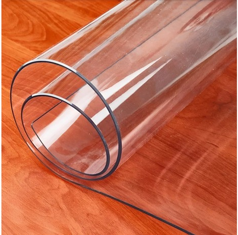 Fata de masa transparenta din silicon, 100x100 cm, grosime 1.2 mm, aspect ca de sticla