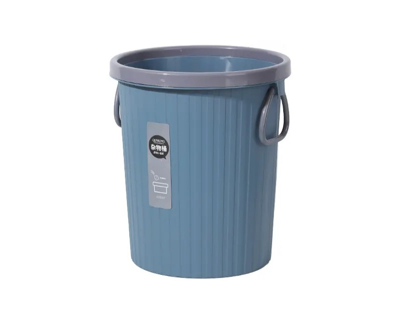 Cos Gunoi, 14L, Rotund, Material Plastic, culoare Albastru ABYZ™