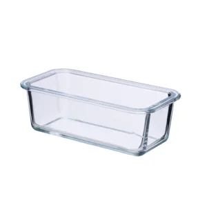 Tava Termorezistenta din Sticla Borosilicata 1,12L Ideala pentru Chec, Cozonac si Preparare la Cuptor ABYZ™