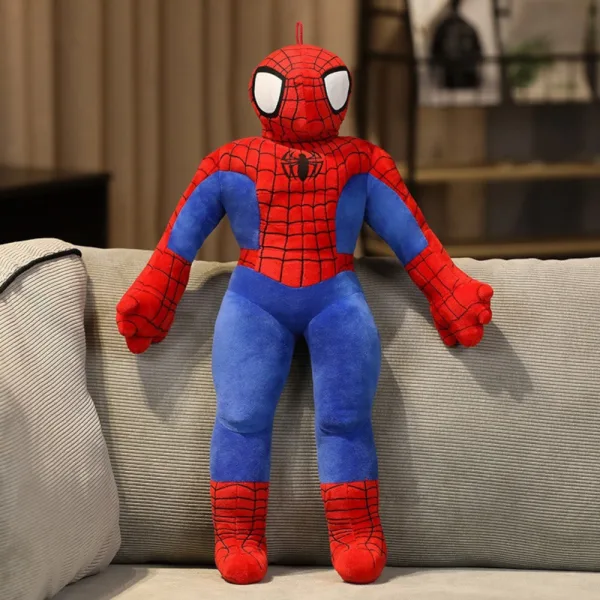 Jucărie Spiderman Marvel, față mascată, ochi mari, costum cu pânză de păianjen