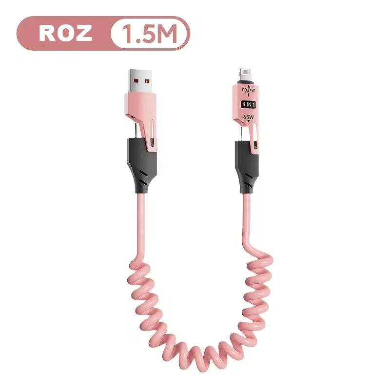 Cablu flexibil roz