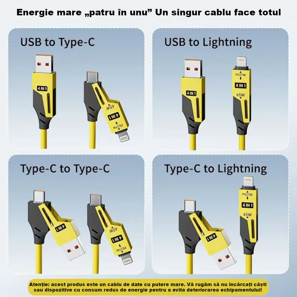 Cablu Type-C Lightning
