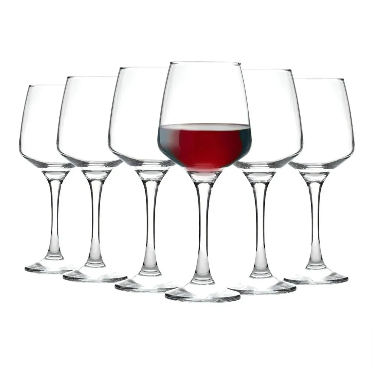 set pahare vin rosu