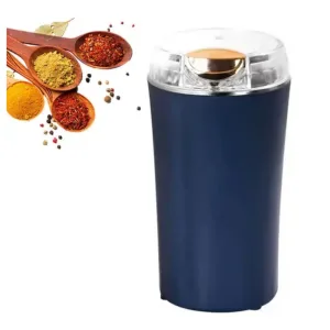 Rasnita electrica multifunctionala ABYZ 300W pentru cafea, condimente, seminte si ierburi uscate, cu lame din otel inoxidabil si pornire prin apasare
