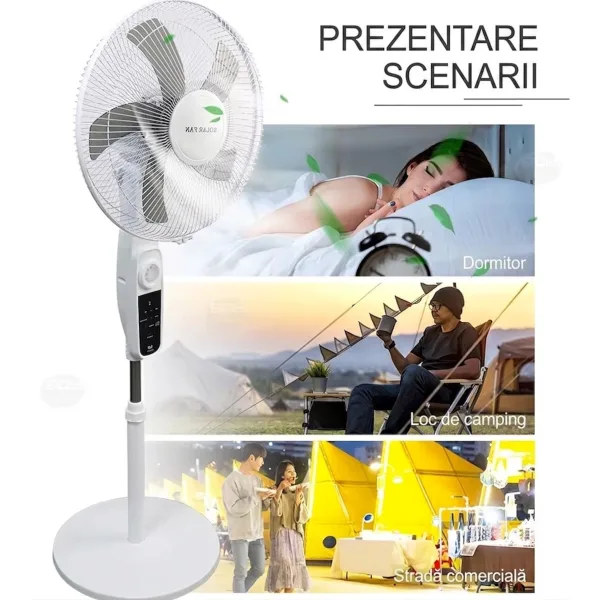 Schema unghiuri de reglaj ventilator: reglare 45 grade sus-jos si rotatie 180 grade stanga-dreapta.