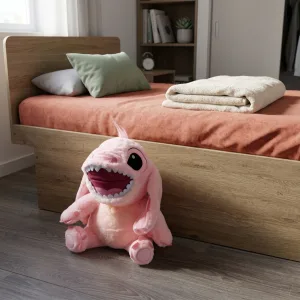 Jucarie din plus Stitch Catoons adorabila, pentru copii peste 3 ani, dimensiune 45cm, culoare Roz Cadoul perfect pentru micii iubitori de personaje animate ABYZ